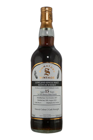 Signatory Auchentoshan 15 Years Old Sherry 700ml