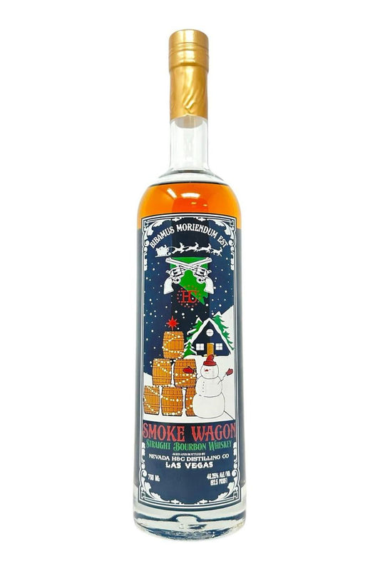 Smoke Wagon Straight Bourbon Whiskey Holiday Spl Bottle750ml