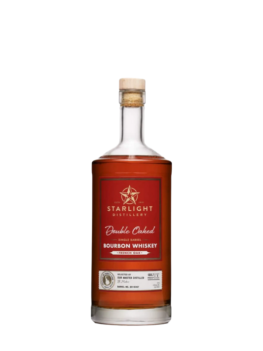Starlight Distillery Double Oaked Single Barrel Bourbon Whiskey 750ml