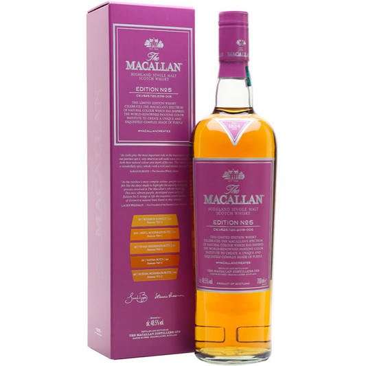 The Macallan Single Malt Scotch Whiskey Edition No 5,  750ml