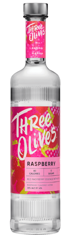 Three Olives Vodka Raspberry 1L