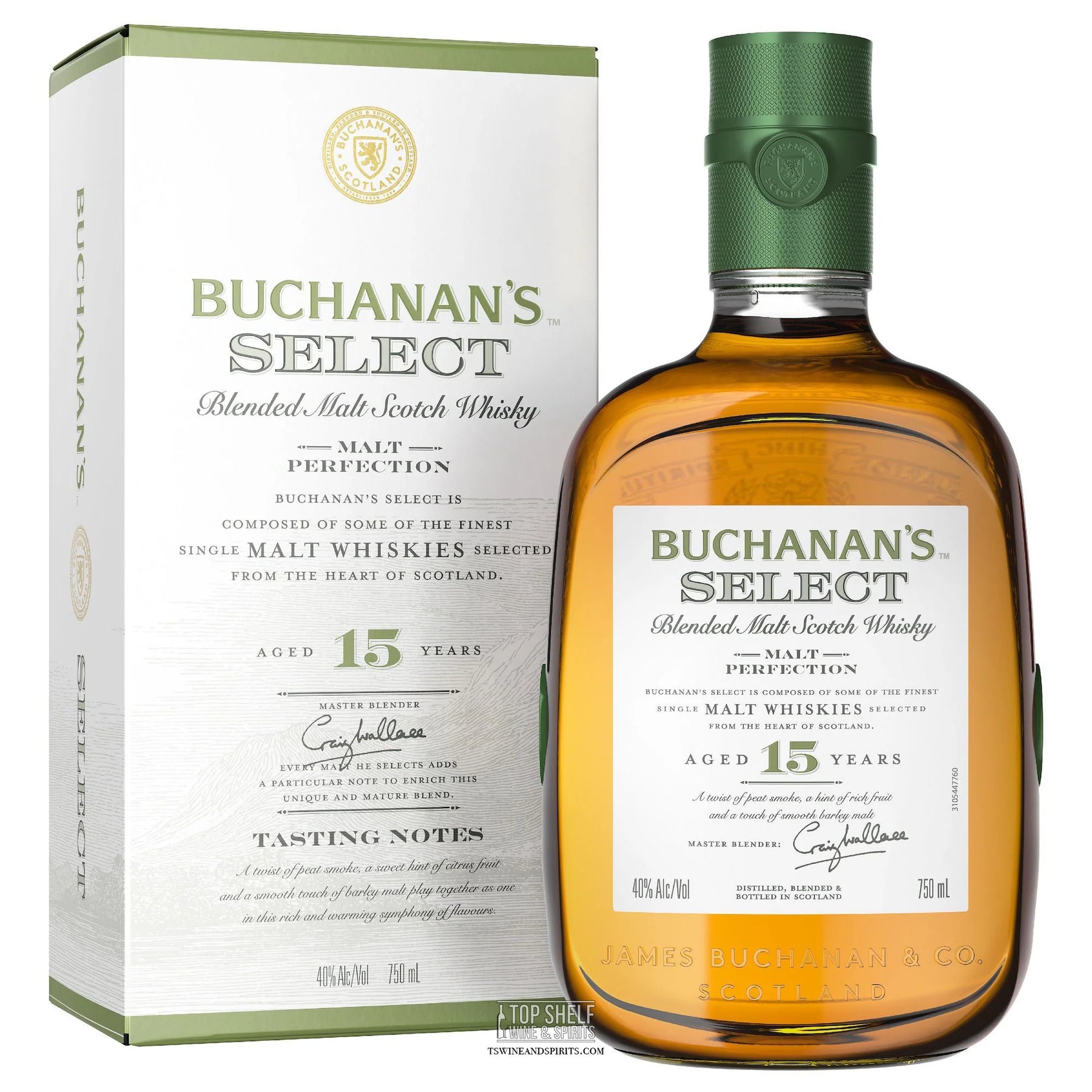 Buchanan's Select 15 Years Old Blended Scotch Whisky 750ml