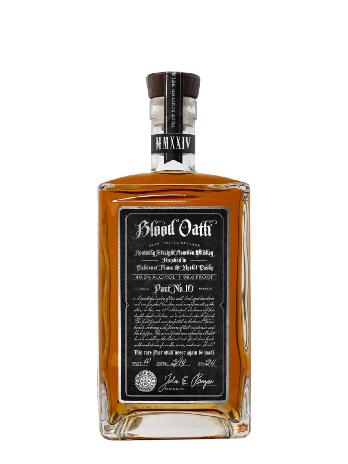 Blood Oath Pact 10 Kentucky Bourbon 750ml