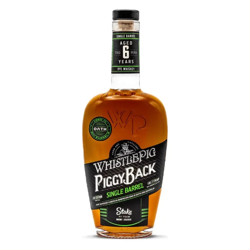 Whistle Pig 6 Years Old F1 PiggyBack  Single Barrel Rye  750ml