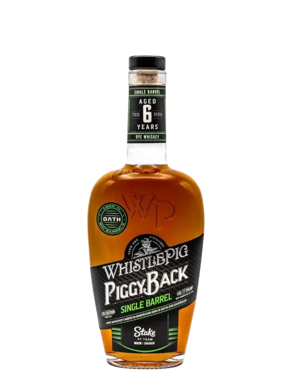 Whistle Pig 6 Years Old F1 PiggyBack  Single Barrel Rye  750ml