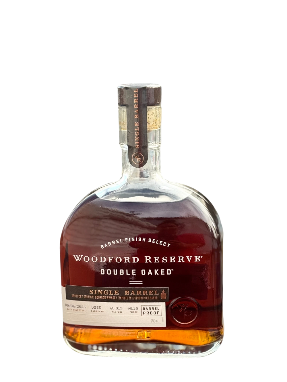 Woodford Reserve Double Oaked Barrel Proof Single  Barrel "Preet Liquor" 96.20 Proof 750ml