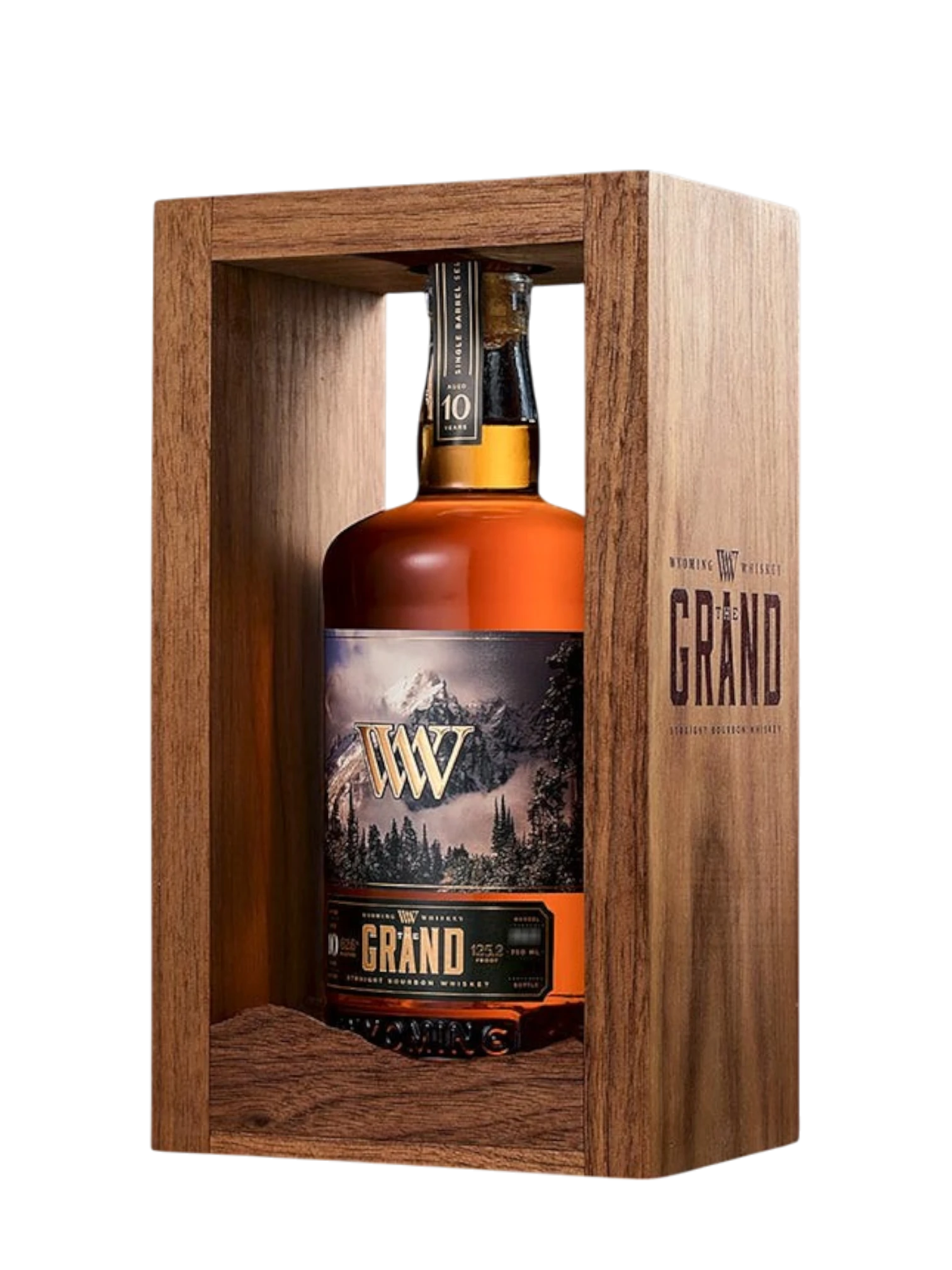 The Grand Teton  Wyoming Whiskey Barrel No. 2707, 750ml