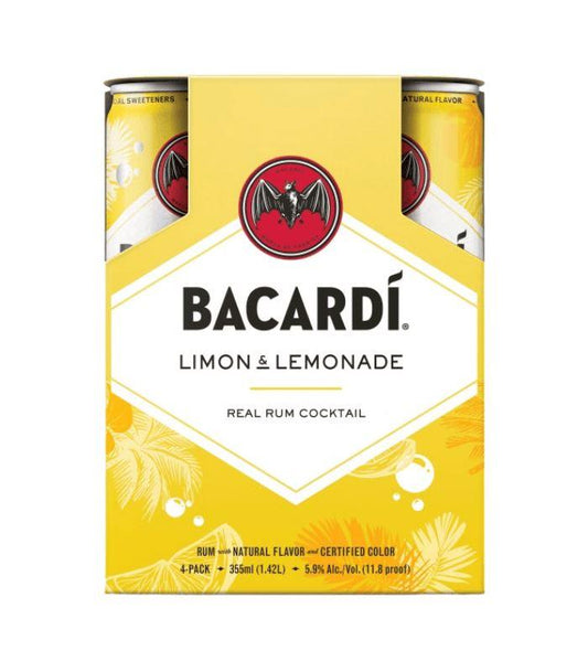 Bacardi Limon 4 Cans Pack 4x355ml