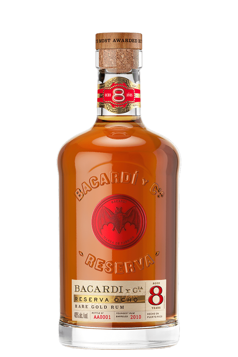 Bacardi Ron Anos 8 Year Rum'.