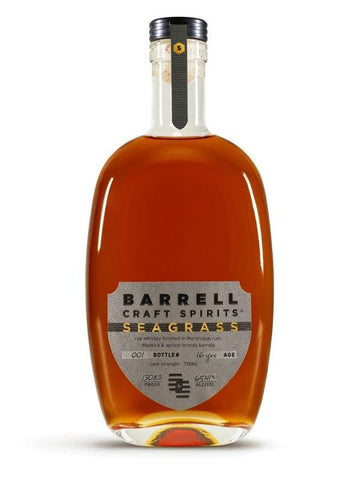 Barrell Rye Whiskey Gray Label Seagrass Cask Strength 750ml - Preet's Barrel