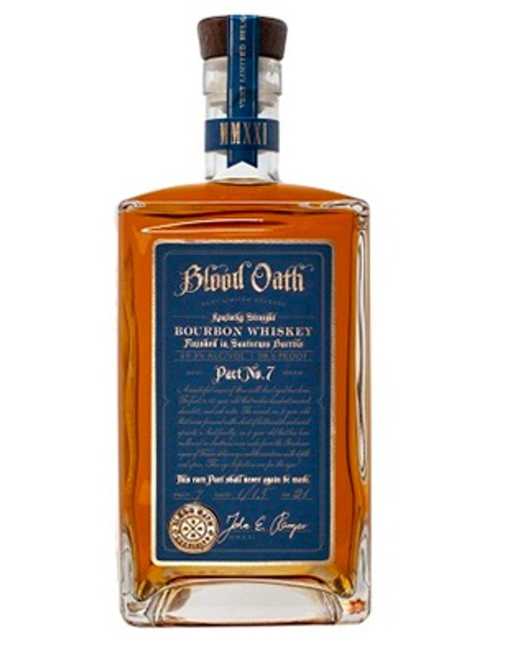 BLOOD OATH PACT 7 KENTUCKY STRAIGHT BOURBON WHISKEY