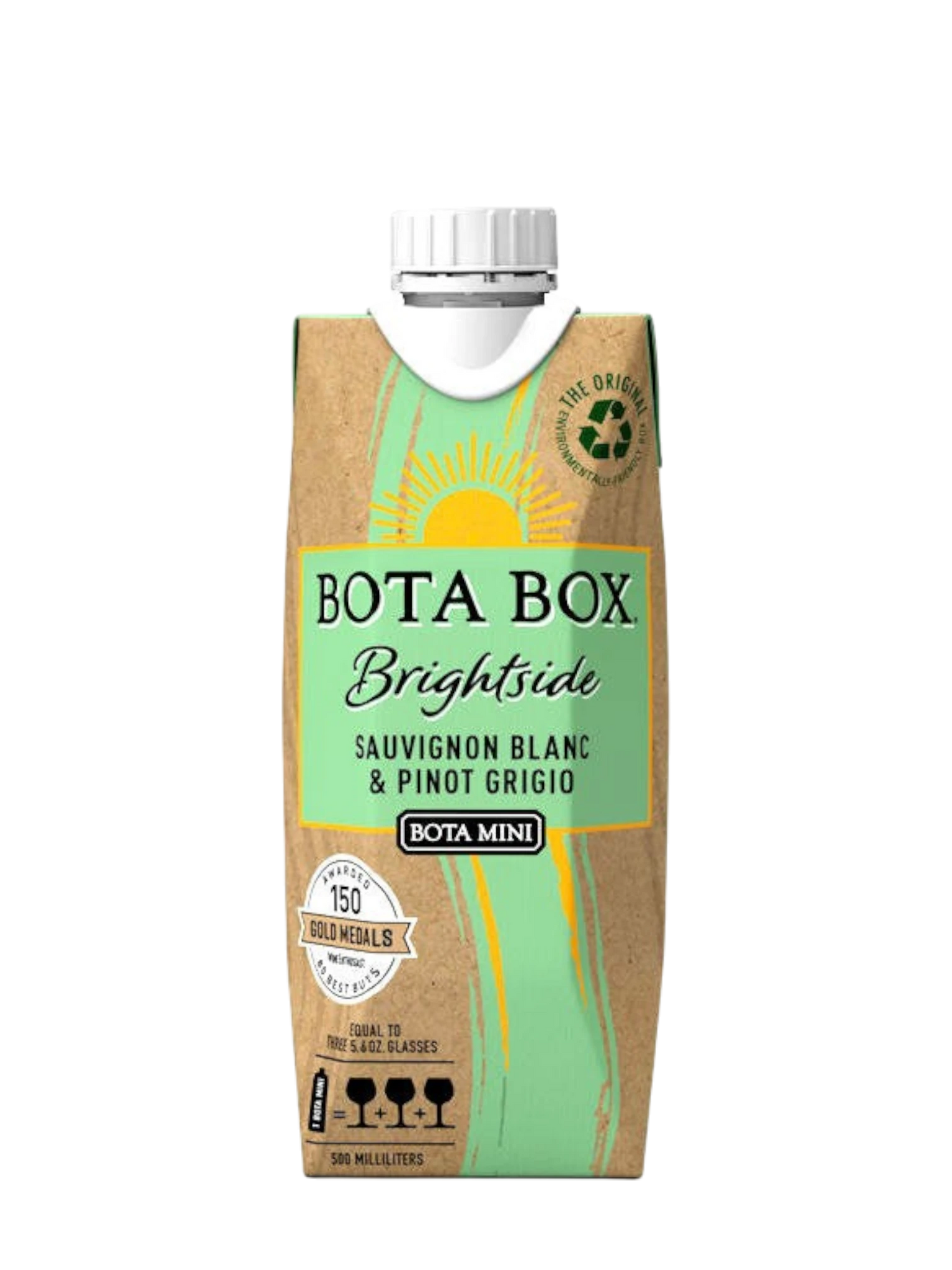 Bota Box Mini BRIGHTSIDE Sauvignon Blanc & Pinot Grigio 500ml