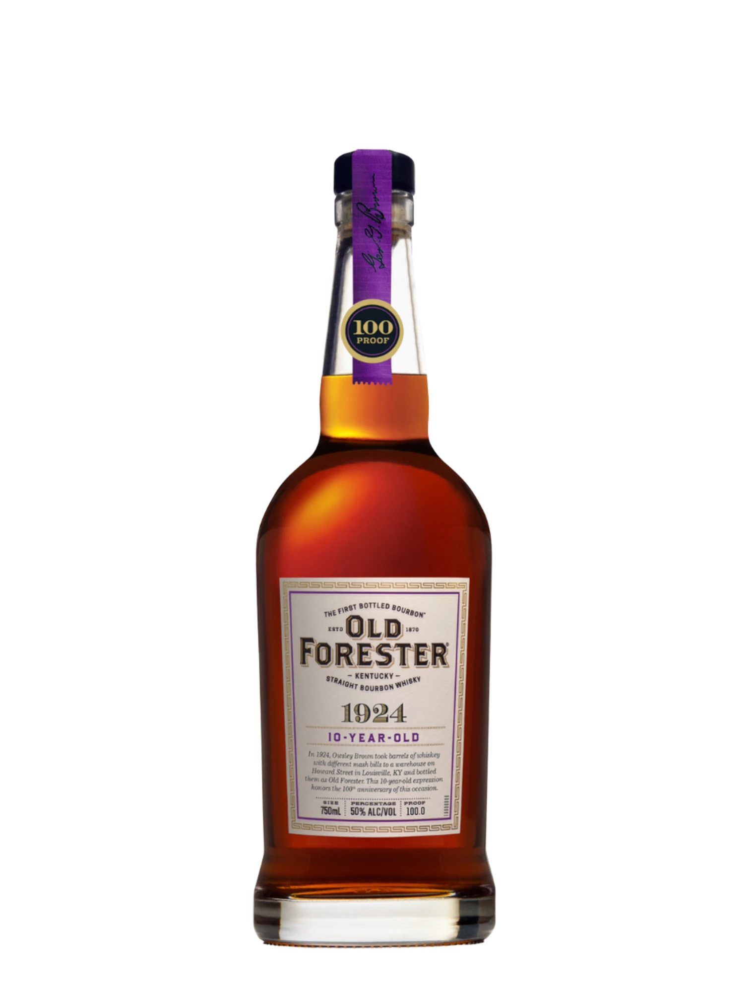 1924 10 Year Old Kentucky Straight Bourbon 750Ml.,..