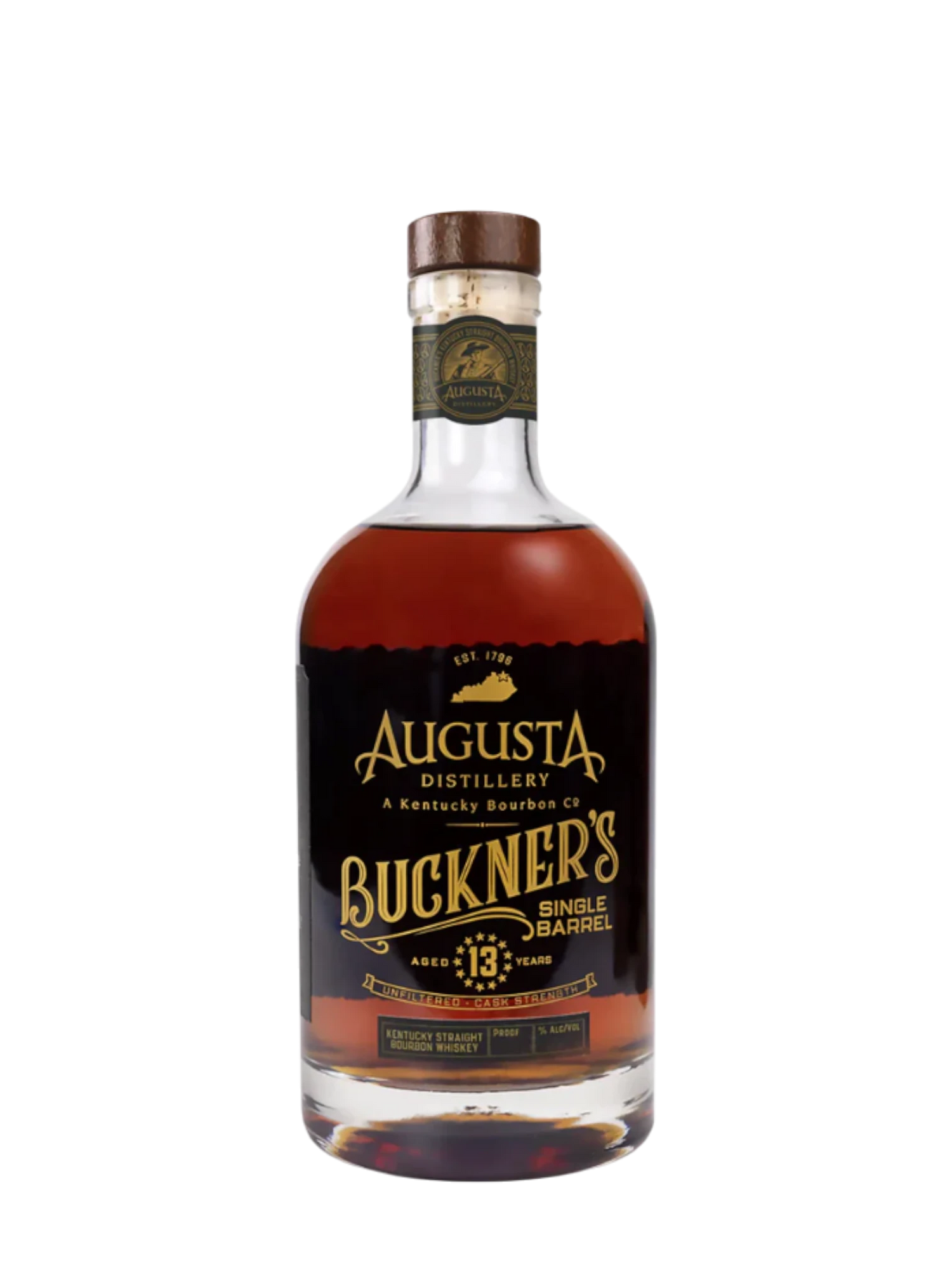 Augusta Distillery Buckner's Single Barrel Bourbon 13 Year Barrel 143.3 Proof 750ml