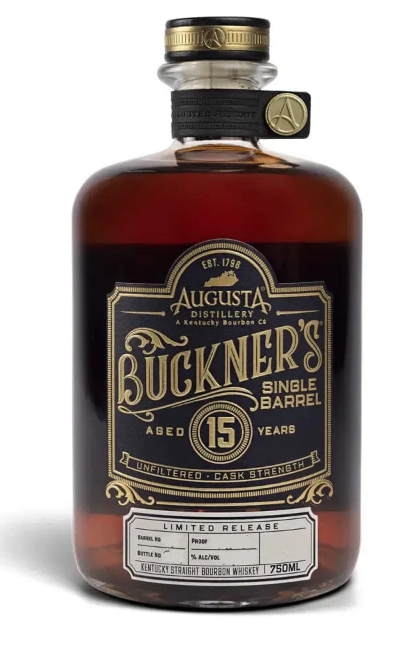Augusta Distillery Limited Release 15 Year Old Buckner's Single Barrel Cask Strength Bourbon Whiskey 121.4 Proof