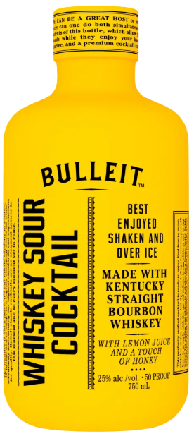 Bulleit Bourbon Whiskey Sour Cocktail 50 Proof 375ml