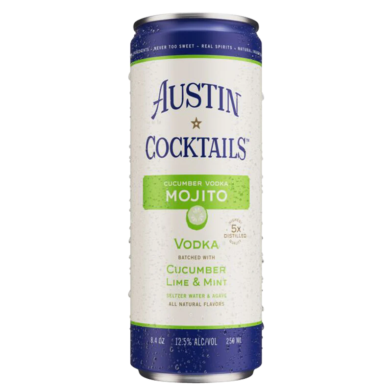 Austin Cocktails Cucumber Mojito RTD Cocktail Cans 4pack