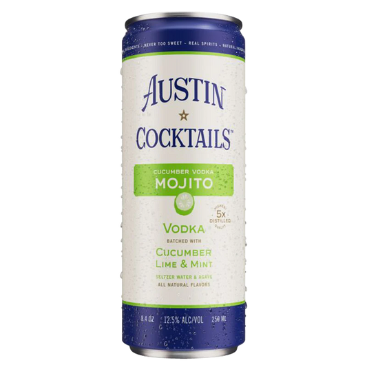 Austin Cocktails Cucumber Mojito RTD Cocktail Cans 4pack