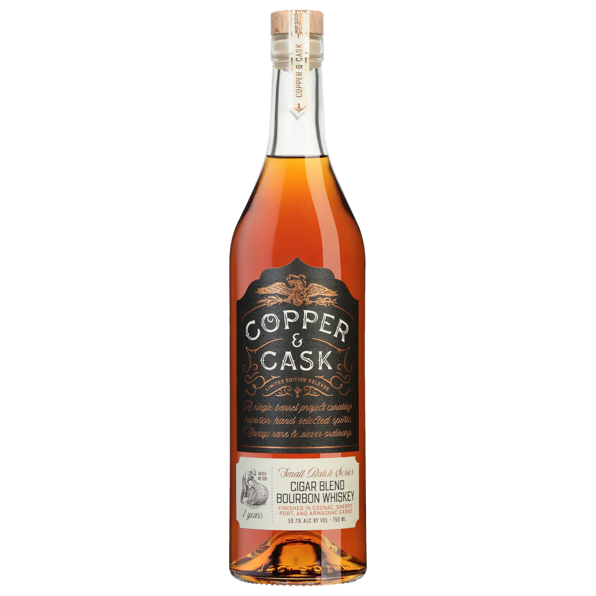 Copper & Cask 7 Years Old Cigar Blend Small Batch 750ML