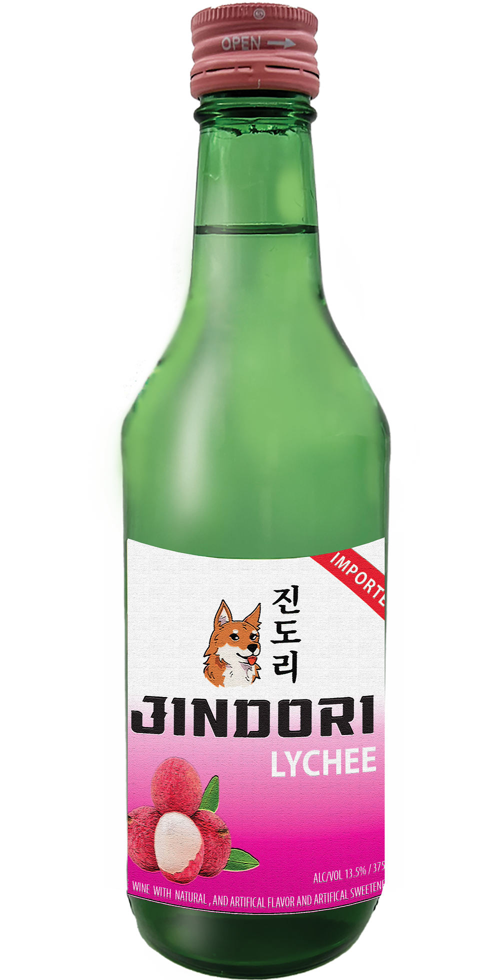 Jindori Lychee Soju 375ML