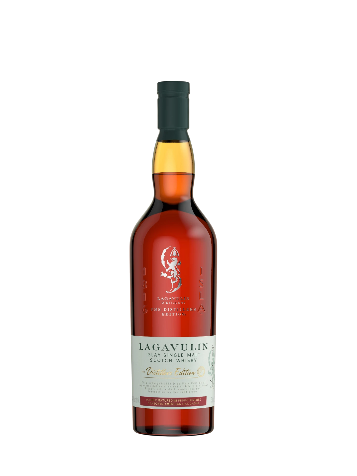 Lagavulin Scotch Single Malt Distillers Edition Double Matured In Pedro Ximenez Seasoned American Oak Cask
