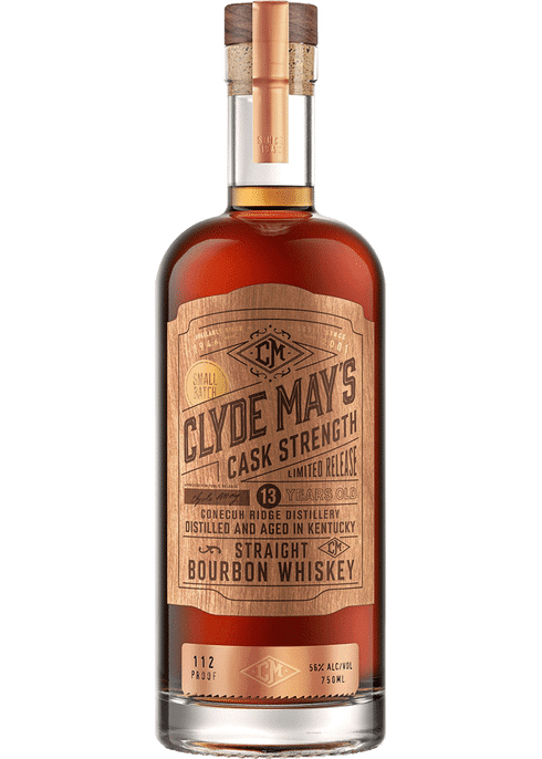 Clyde May 13 Year Cask Strength Bourbon 112 Proof'..