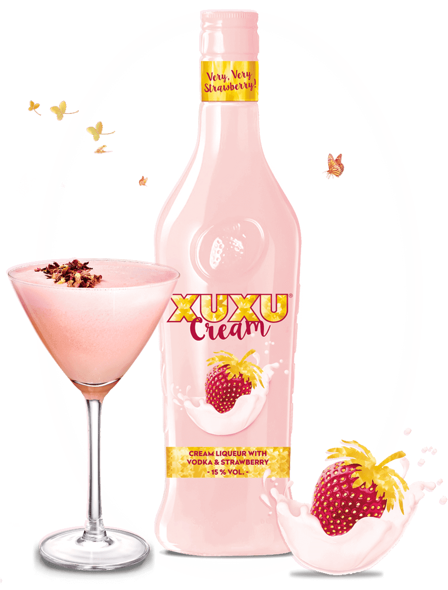 XUXU Cream Strawberry Vodka  750ml