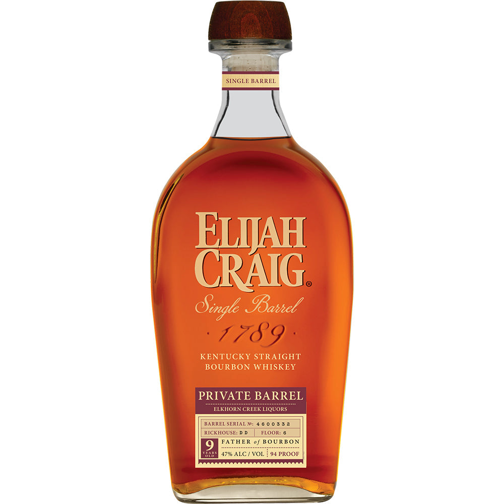 Elijah Craig Private Barrel 9 years old 750ml 94 proof