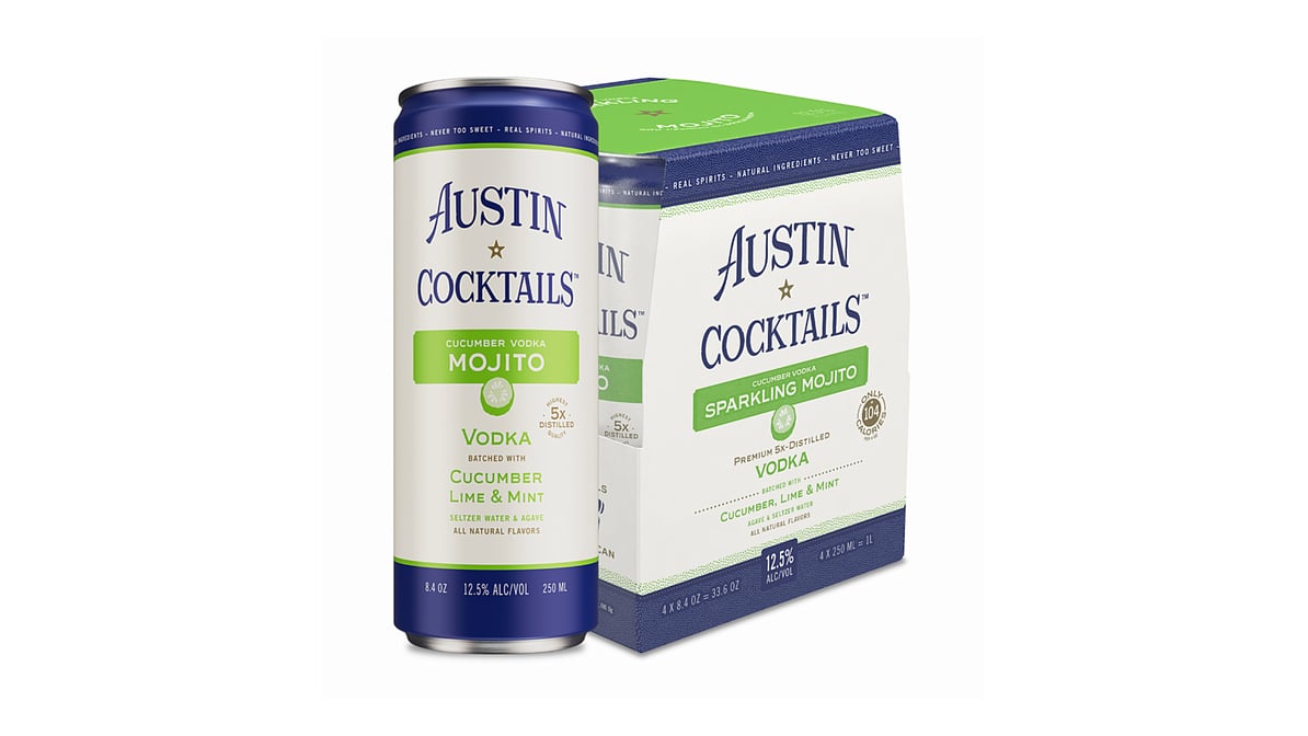 Austin Cocktails Cucumber Mojito RTD Cocktail Cans 4pack