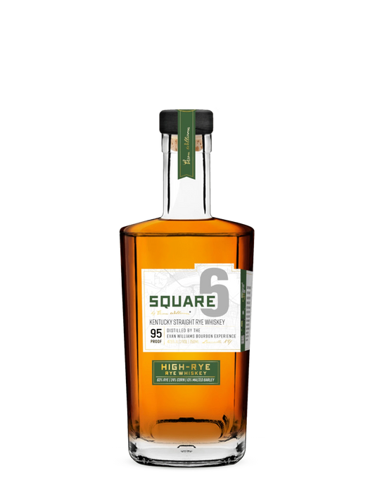 Evan Williams Square 6 High-Rye Rye Whiskey 750ml