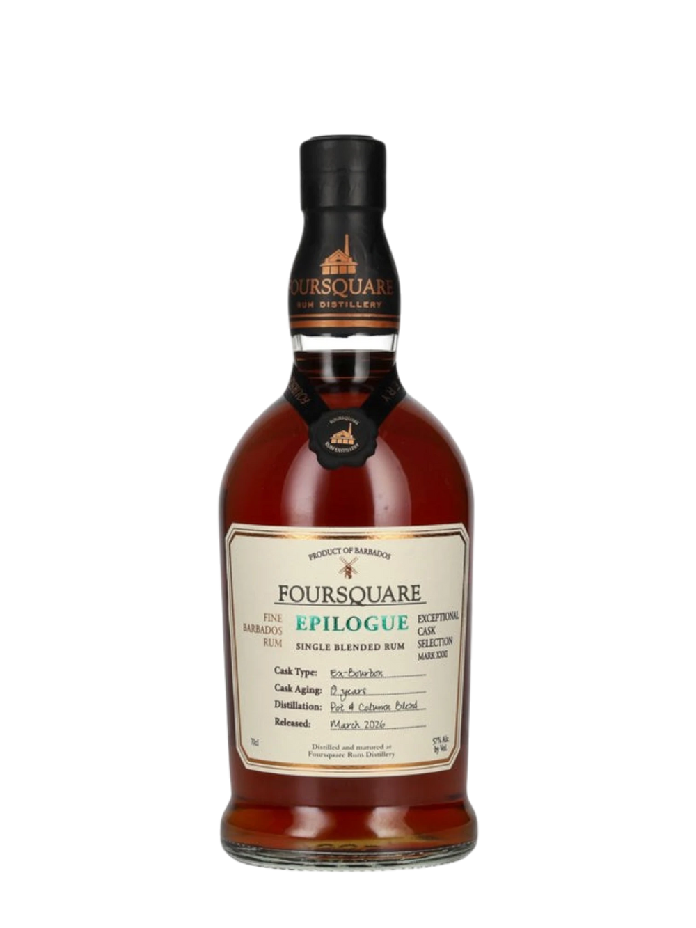 Foursquare 19 Years Exceptional Cask Series - Epilogue Single Blended Rum 750ml