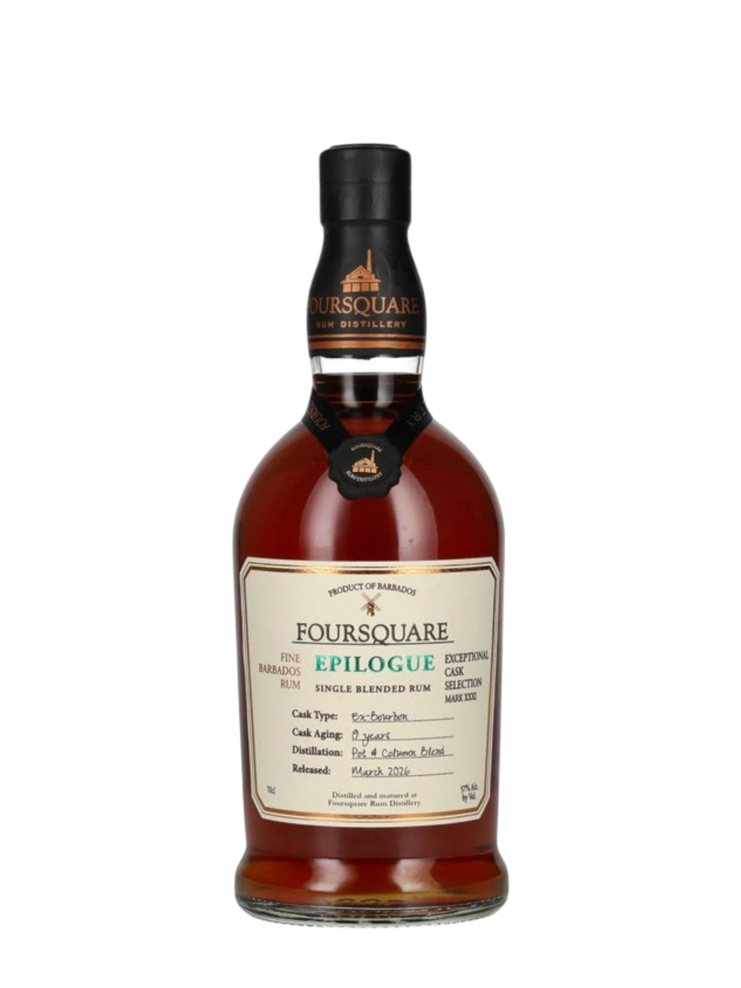 Foursquare 19 Years Exceptional Cask Series - Epilogue Single Blended Rum 750ml