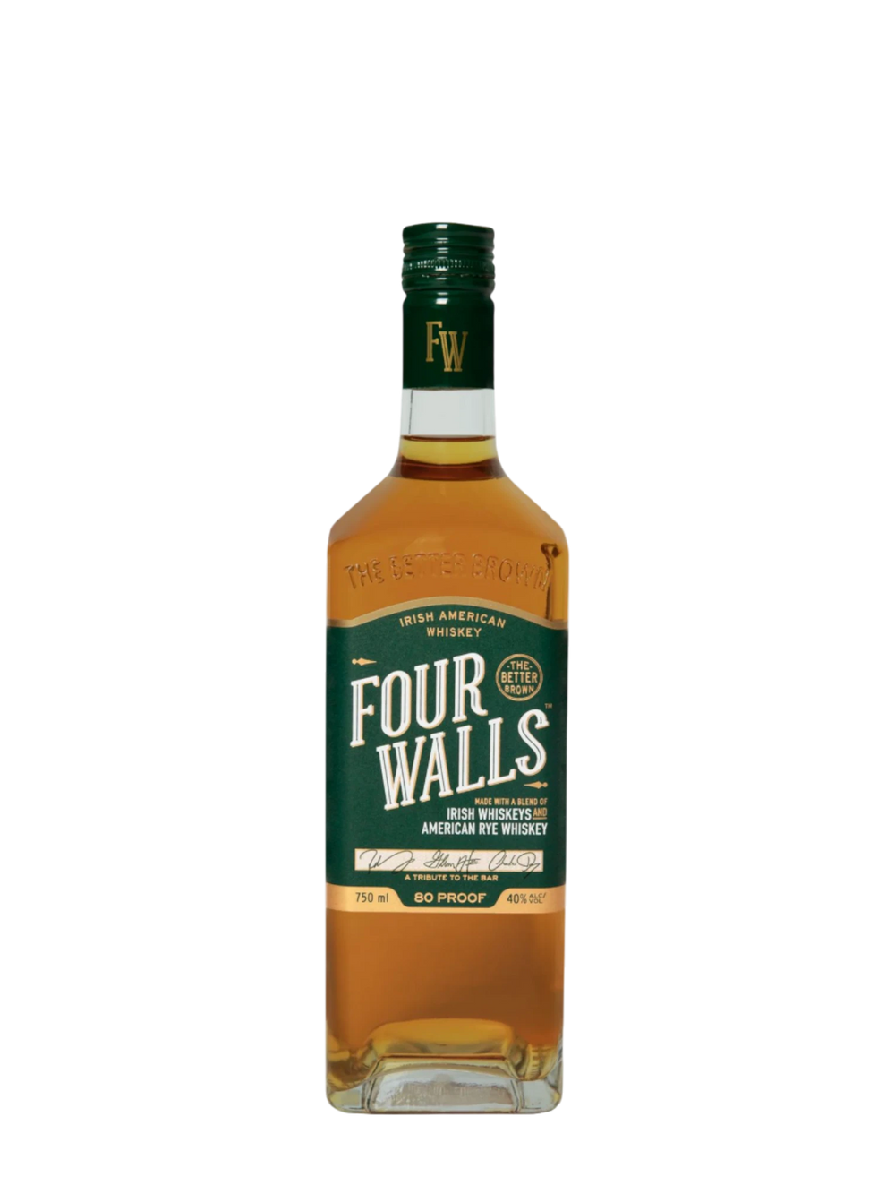 Four Walls Irish American Rye Whiskey 750ml