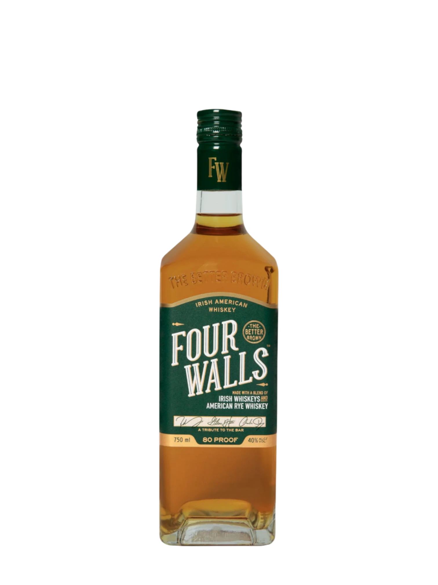 Four Walls Irish American Rye Whiskey 750ml