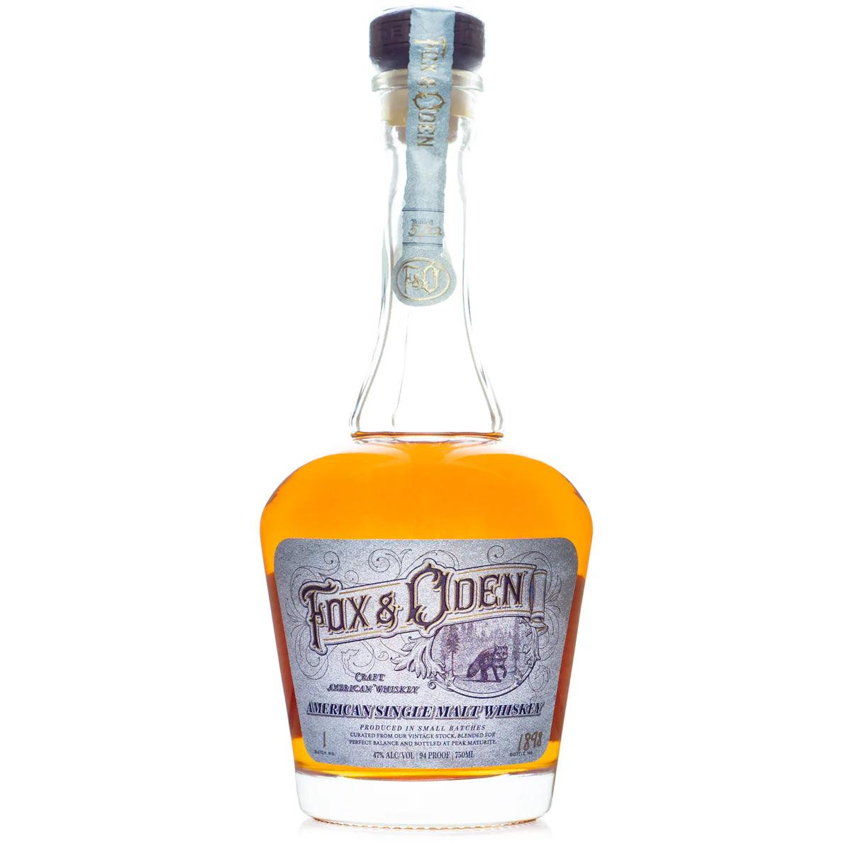 Fox & Oden Single Malt Whiskey 750ml
