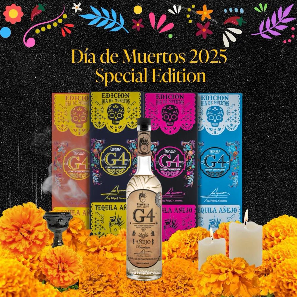 G4  Tequila Anejo  Edicion Dia De Muertos 750ml