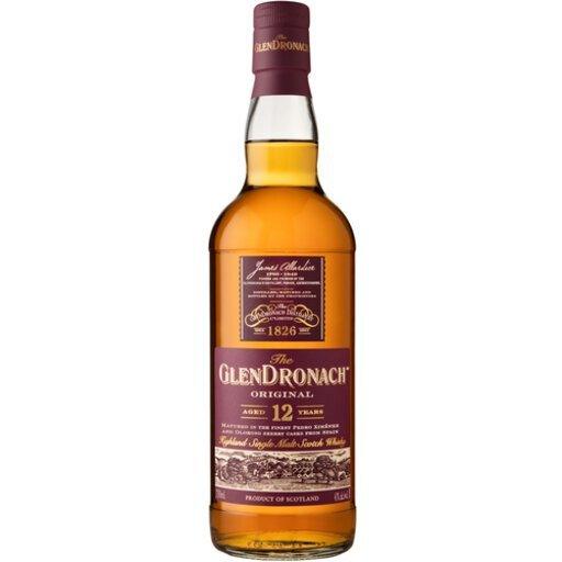 Glendronach 12 Year Old Single Malt Scotch Whisky 750ml