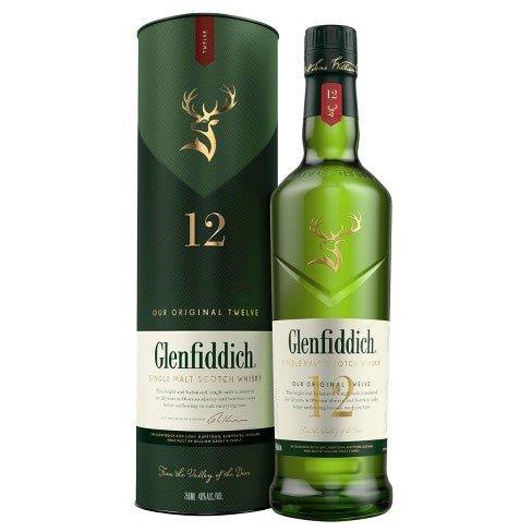 Glenfiddich 12 Year Old Single Malt Scotch Whisky 1L'.