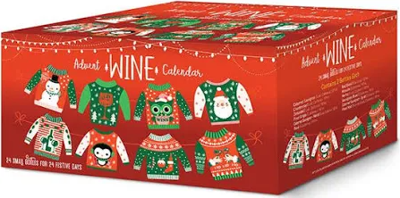Holiday Sweater red Advent Calendar 24-Pack/187ML