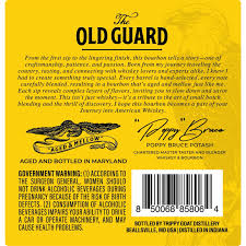 The Old Guard Small Batch  Bourbon Whiskey 8years 750ml