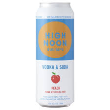 High Noon Peach Vodka & Soda