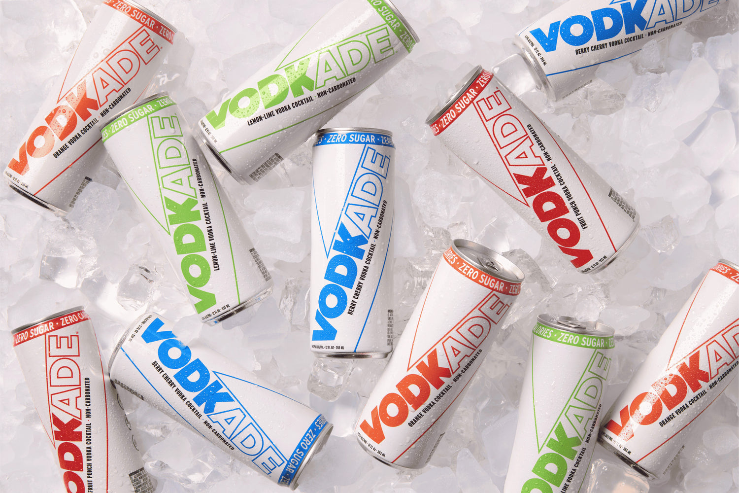 VodkaAde Zero Sugar Pack Fruit Flavored Vodka Cocktail 8pk Cans