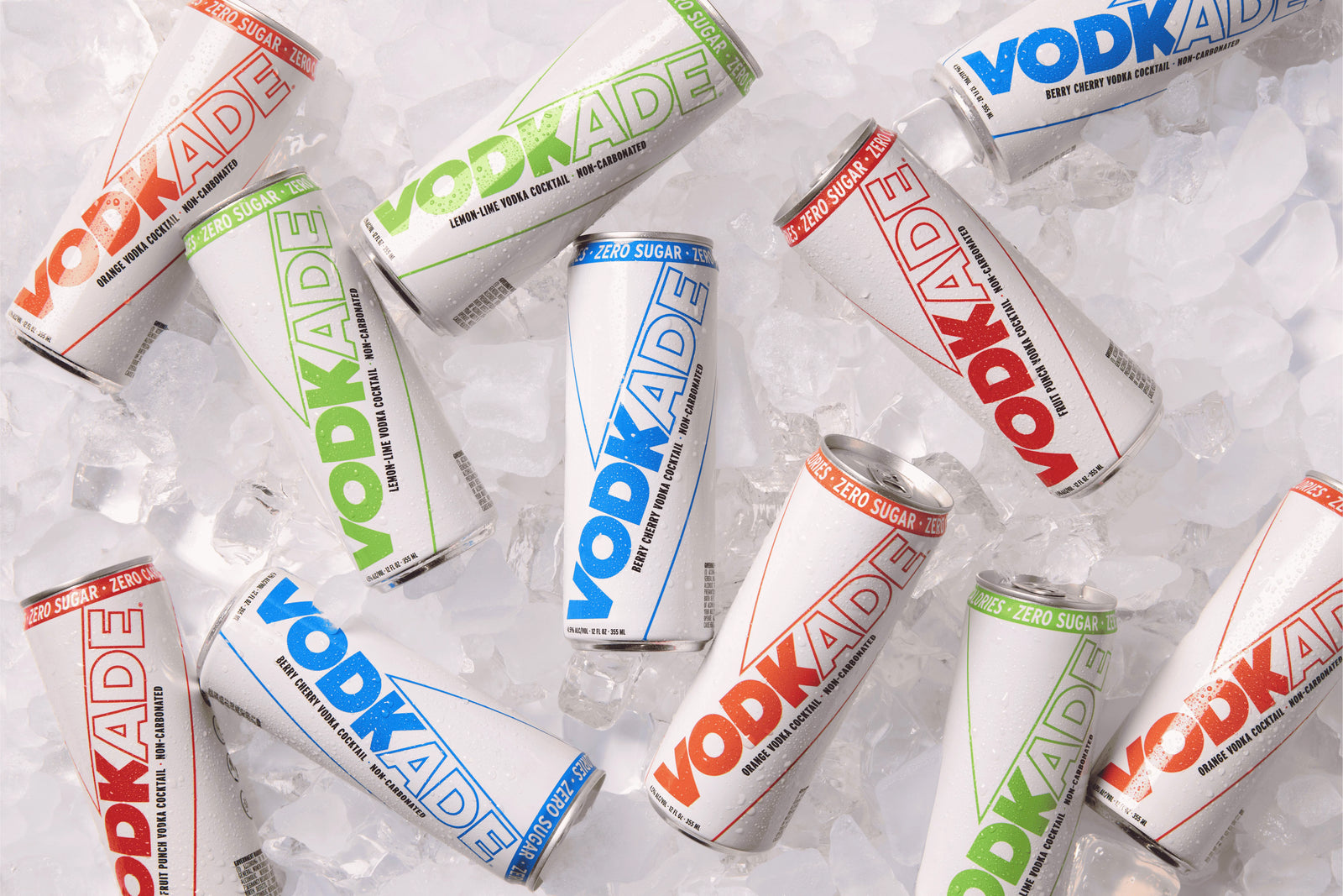 VodkaAde Zero Sugar Pack Fruit Flavored Vodka Cocktail 8pk Cans