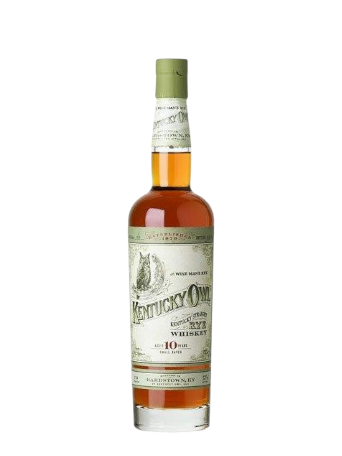 Kentucky Owl 10 Year Old Batch #3 Kentucky Straight Rye Whiskey 114 Proof'..