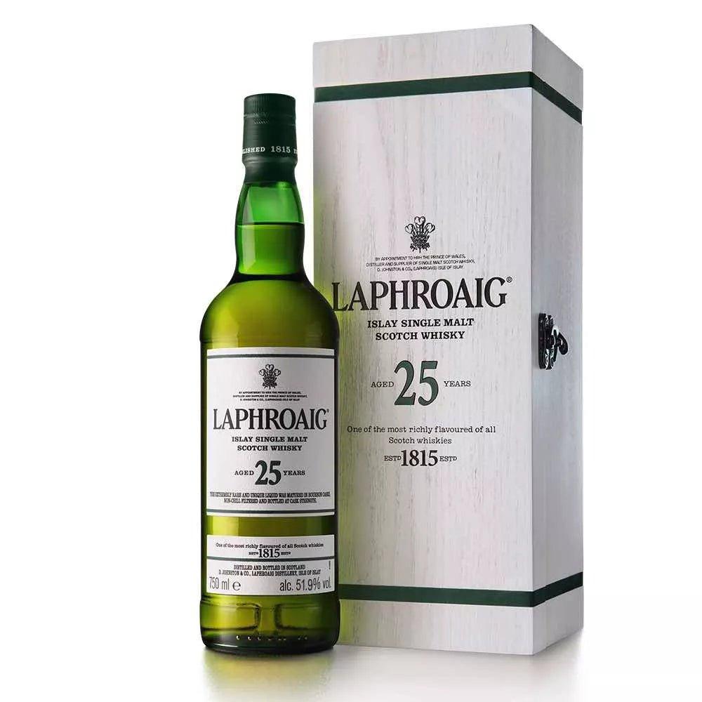 Laphroaig 25 Years Old Cask Strength Islay Single Malt Scotch Whisky 750ml