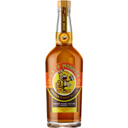 Dirty Monkey Banana Peanut Butter Whiskey 750ml