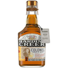 Hardin's Creek Colonel James B Beam Year Kentucky Straight Bourbon'.