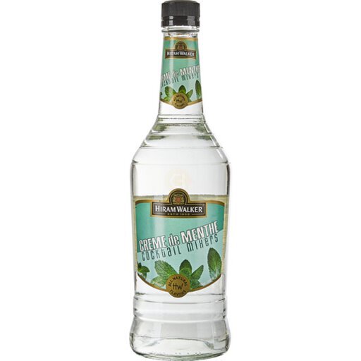 Hiram Walker Creme de Menthe - White Bottle 750ml