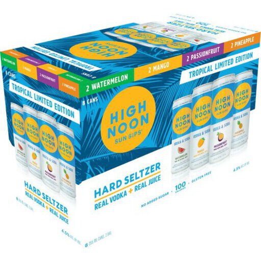 High Noon Tropical 8 pack