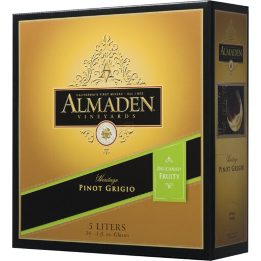 Almaden Pinot Grigio Box,.5l